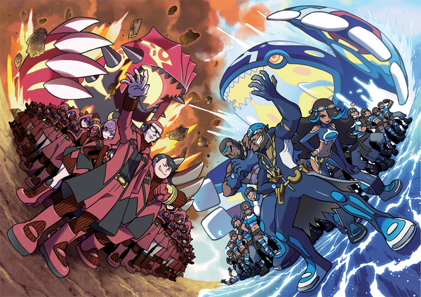 EX Team Magma vs Team Aqua
