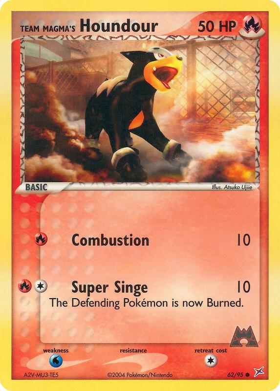 Team Magma's Houndour - EX Team Magma vs Team Aqua - #62