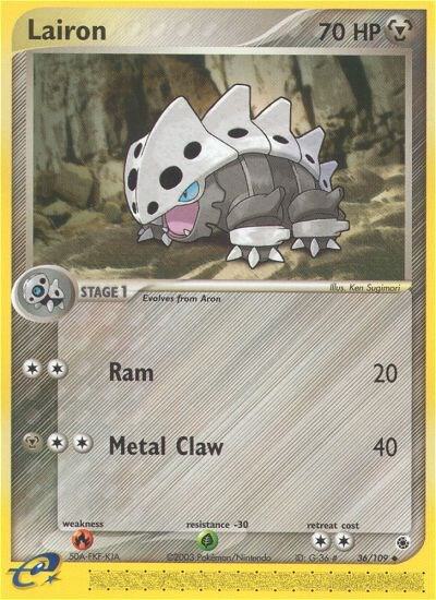 Lairon - EX Ruby & Sapphire - #36