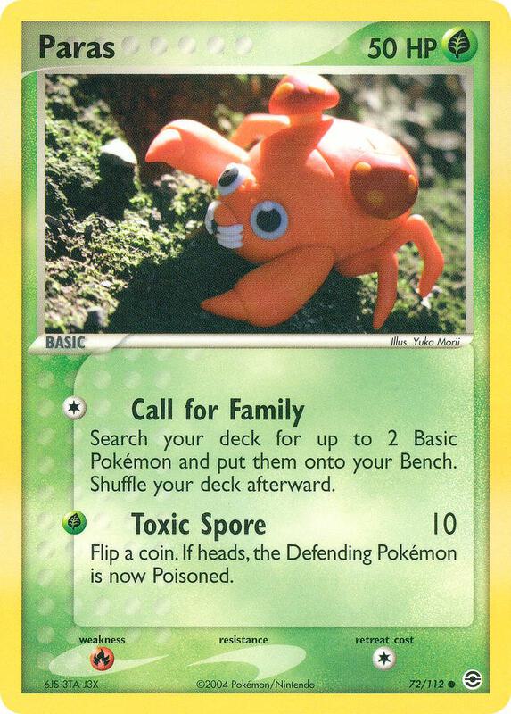 Paras - EX FireRed & LeafGreen - #72