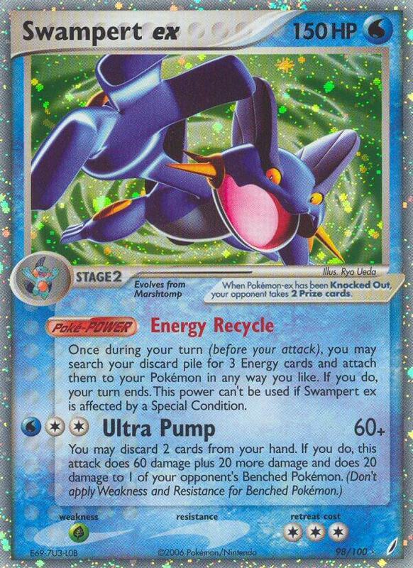 Swampert ex - EX Crystal Guardians - #98