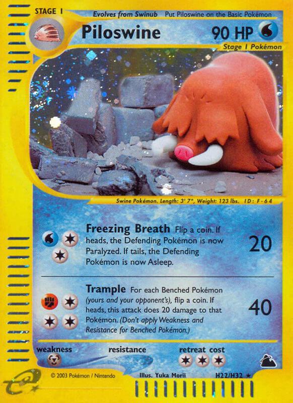 Piloswine - Skyridge - #H22