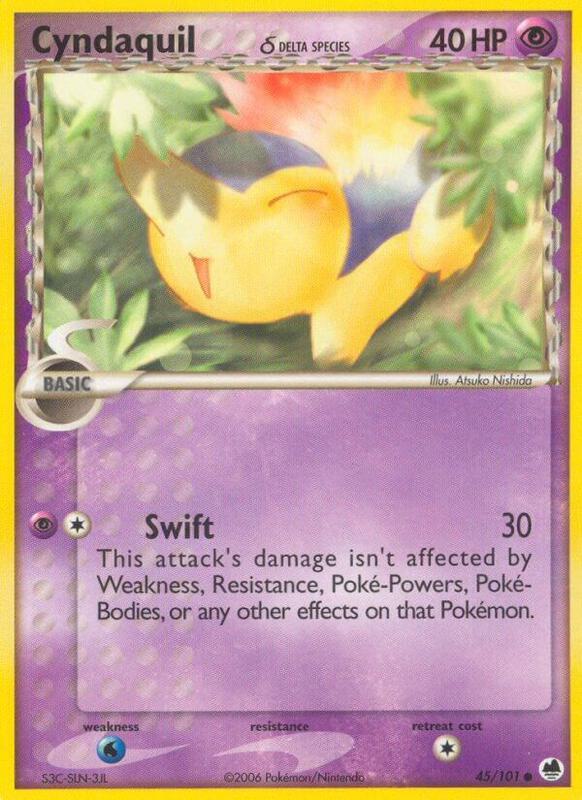 Cyndaquil (Delta Species) - EX Dragon Frontiers - #45