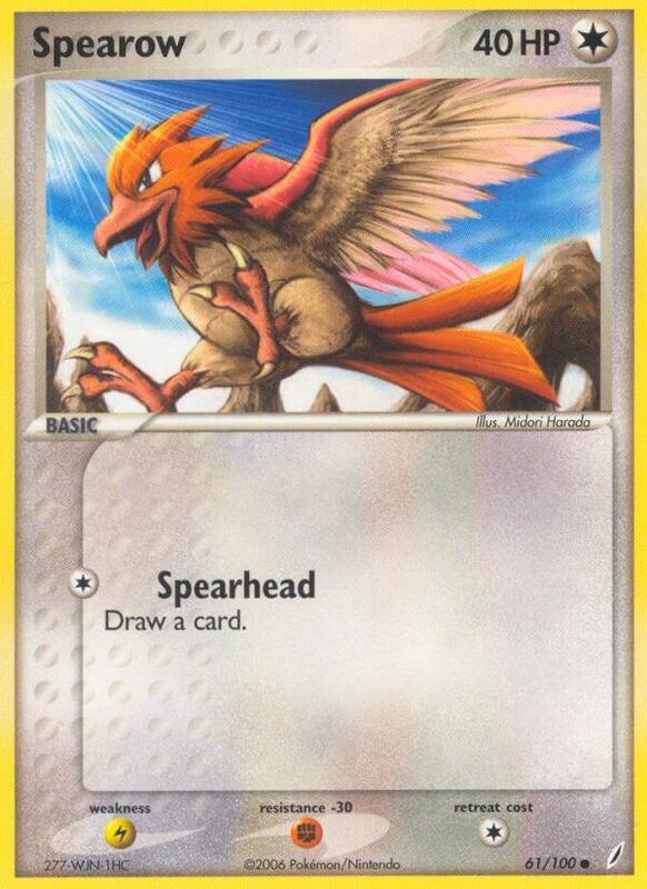 Spearow - EX Crystal Guardians - #61