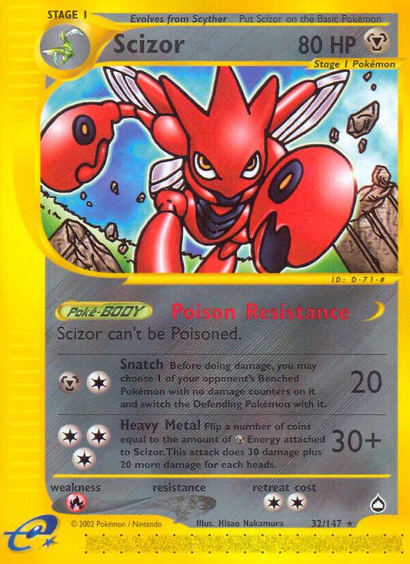 Scizor - Aquapolis - #32
