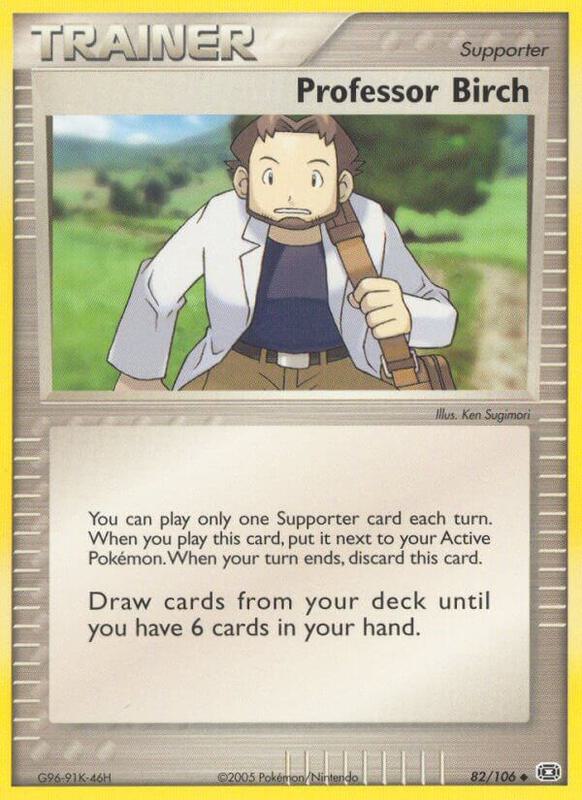 Professor Birch - EX Emerald - #82