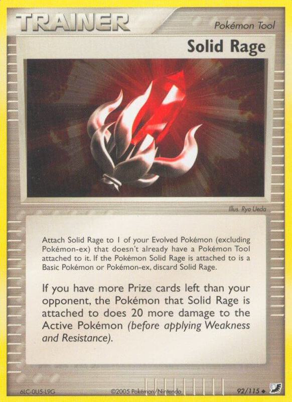 Solid Rage - EX Unseen Forces - #92