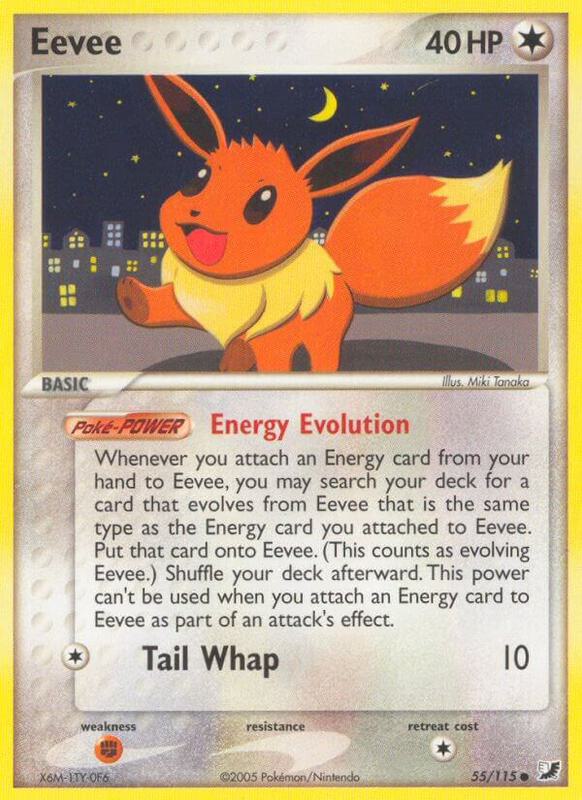 Eevee - EX Unseen Forces - #55