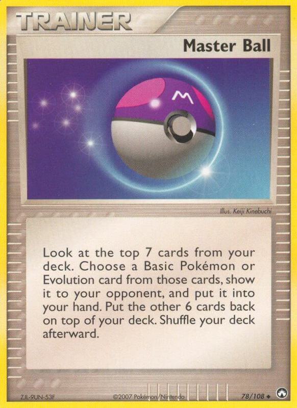 Master Ball - EX Power Keepers - #78