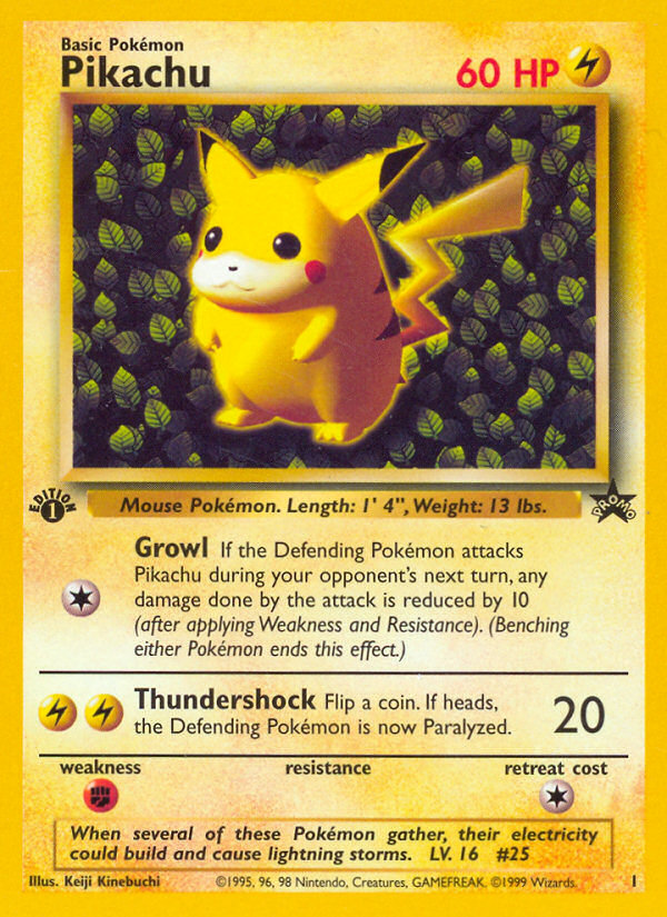 Pikachu - Black Star Promo - #1