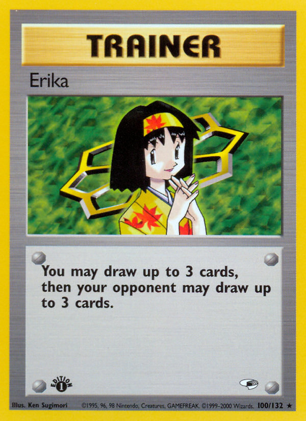 Erika - Gym Heroes - #100 (1st Edition)