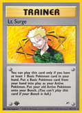 Lt. Surge - Gym Heroes - #101 (1st Edition)