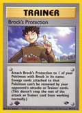 Brock's Protection - Gym Challenge - #101 (1st Edition)