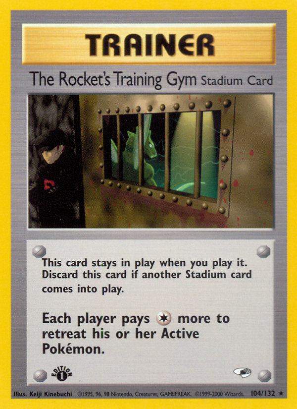 The Rocket's Training Gym - Gym Heroes - #104 (1st Edition)