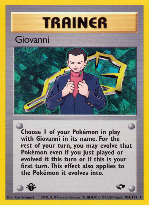 Giovanni - Gym Challenge - #104 (1st Edition)