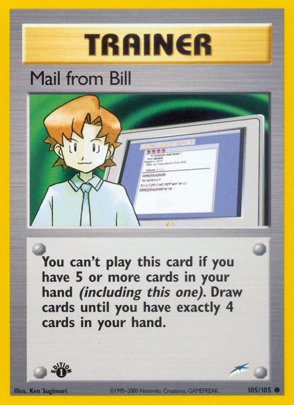 Mail From Bill - Neo Destiny - #105 (1st Edition)