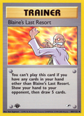 Blaine's Last Resort - Gym Heroes - #105 (1st Edition)