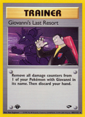 Giovanni's Last Resort - Gym Challenge - #105 (1st Edition)