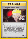 Lt. Surge's Secret Plan - Gym Challenge - #107 (1st Edition)
