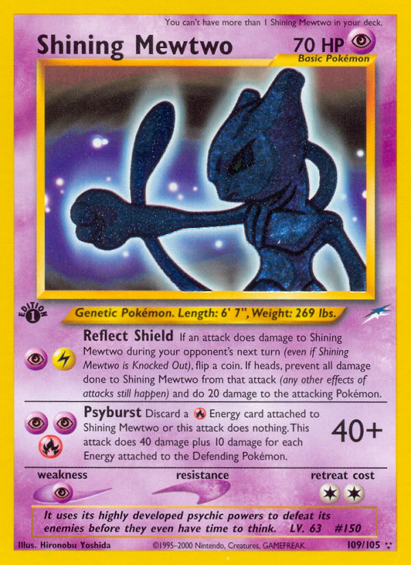 Shining Mewtwo - Neo Destiny - #109 (1st Edition)