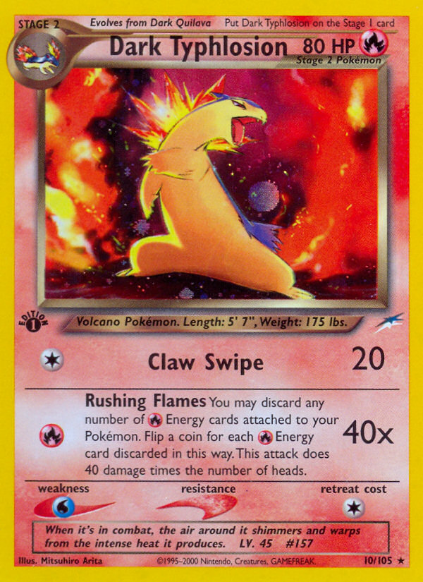 Dark Typhlosion - Neo Destiny - #10 (1st Edition)