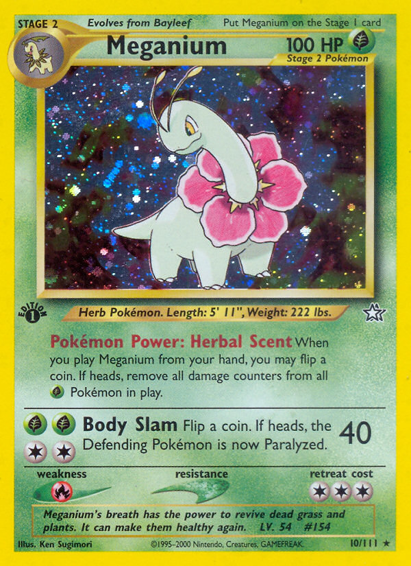 Meganium - Neo Genesis - #10 (1st Edition)
