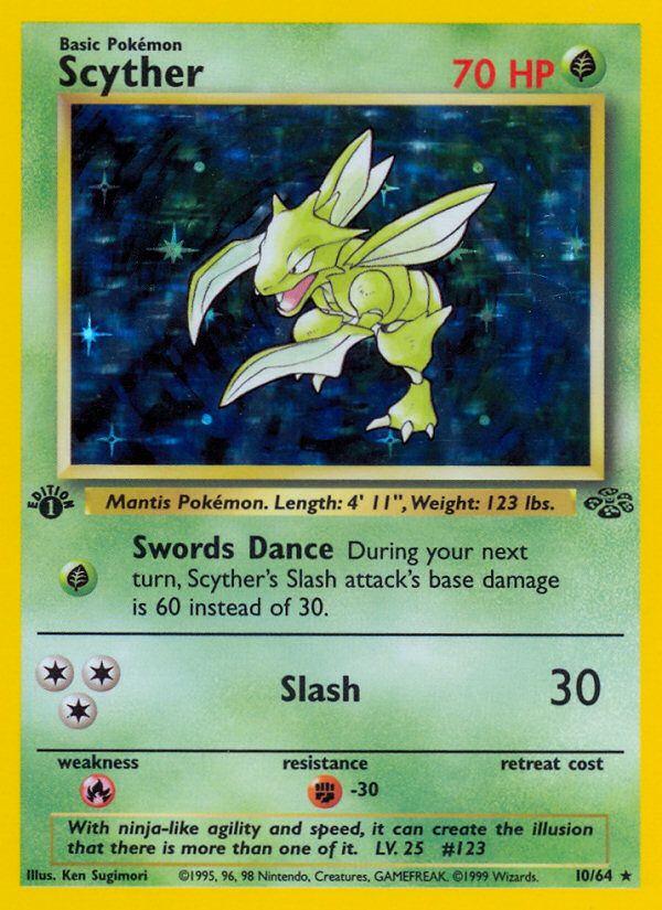 Scyther - Jungle - #10 (1st Edition)