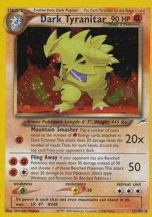 Dark Tyranitar - Neo Destiny - #11