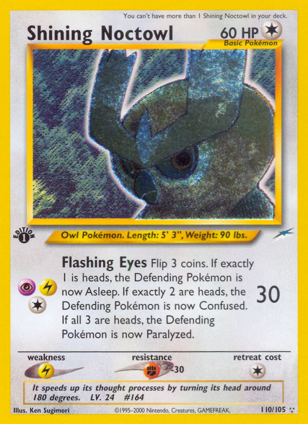 Shining Noctowl - Neo Destiny - #110 (1st Edition)