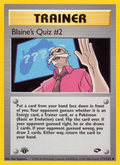 Blaine's Quiz #2 - Gym Challenge - #111 (1st Edition)