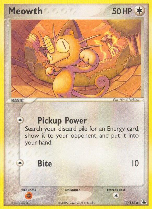 Meowth - EX Delta Species - #77