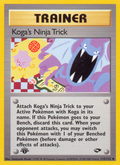 Koga's Ninja Trick - Gym Challenge - #115 (1st Edition)