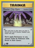 Pewter City Gym - Gym Heroes - #115 (1st Edition)