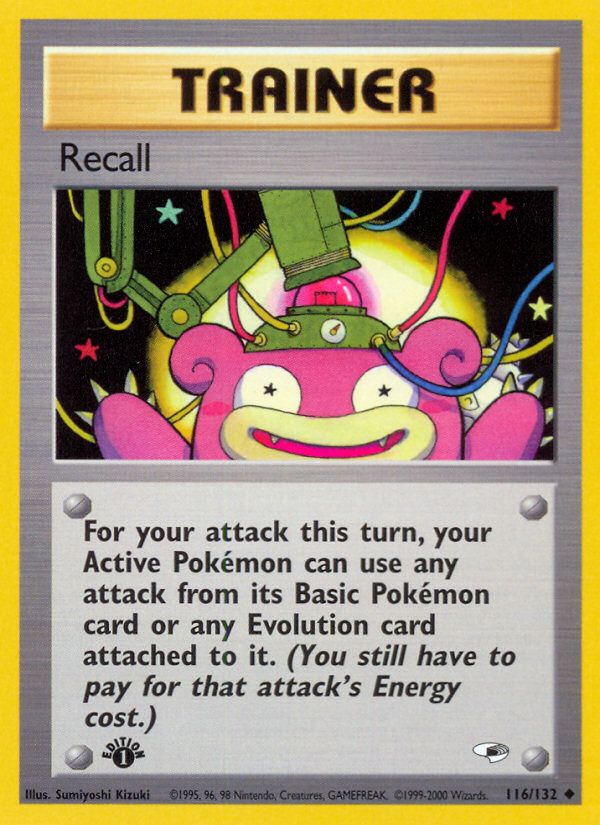 Recall - Gym Heroes - #116 (1st Edition)