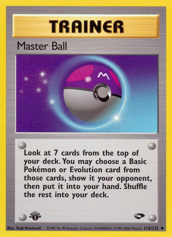 Master Ball - Gym Challenge - #116 (1st Edition)