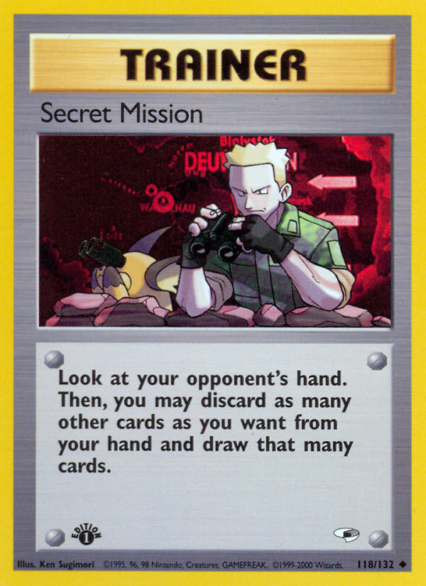 Secret Mission - Gym Heroes - #118 (1st Edition)