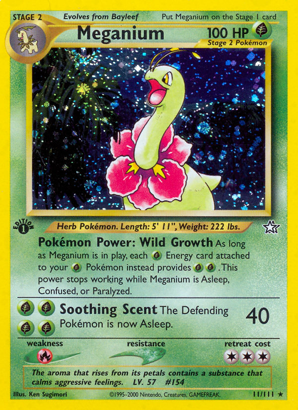 Meganium - Neo Genesis - #11 (1st Edition)