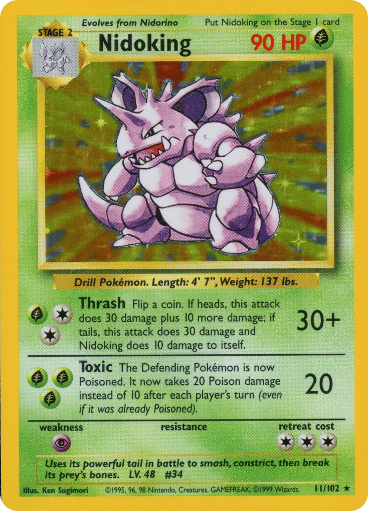 Nidoking - Base Set - #11