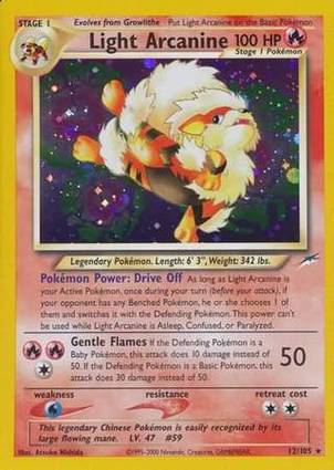 Light Arcanine - Neo Destiny - #12