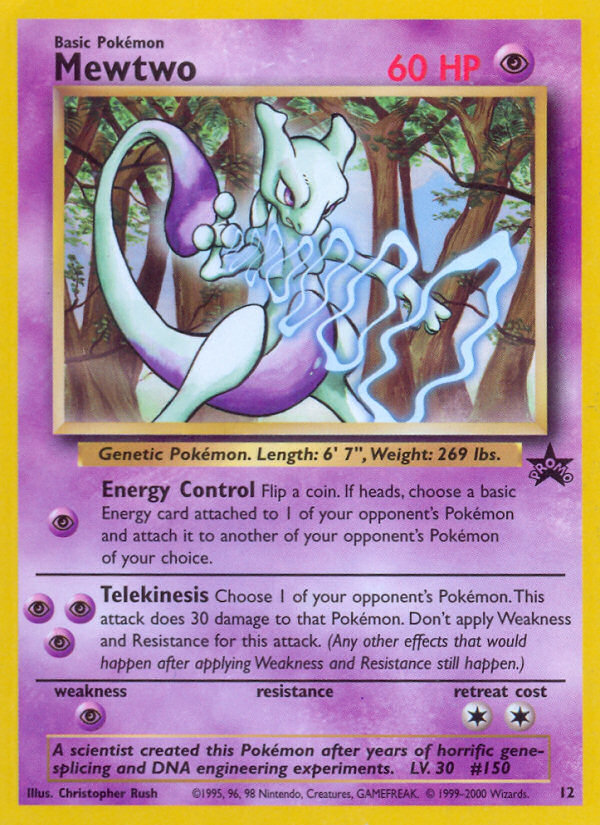 Mewtwo - Black Star Promo - #12