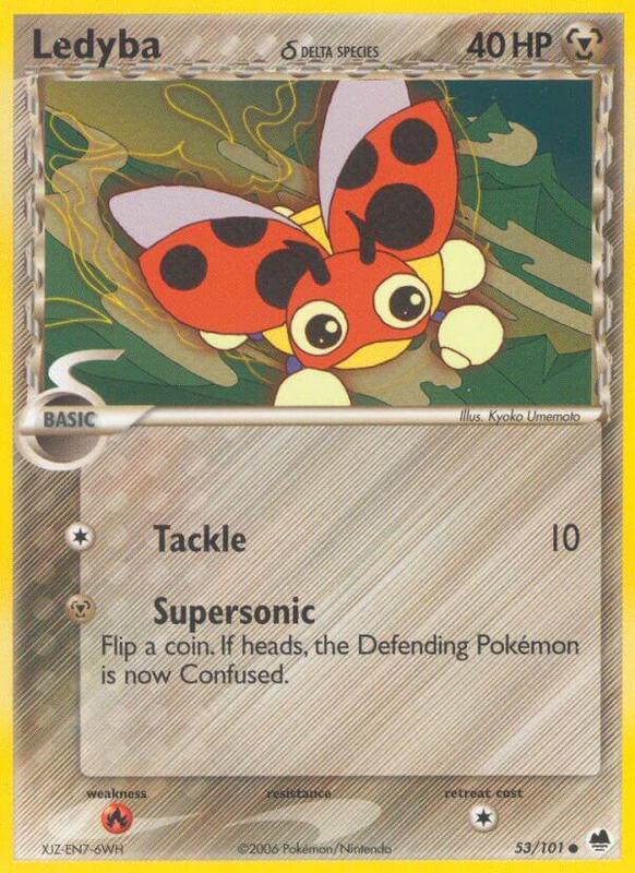 Ledyba (Delta Species) - EX Dragon Frontiers - #53