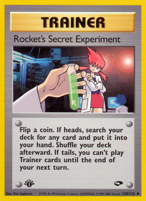 Rocket's Secret Experiment - Gym Challenge - #120 (1st Edition)