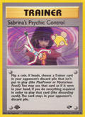 Sabrina's Psychic Control - Gym Challenge - #121 (1st Edition)