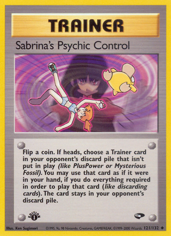 Sabrina's Psychic Control - Gym Challenge - #121 (1st Edition)
