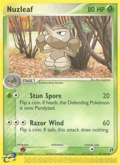 Nuzleaf - EX Sandstorm - #49