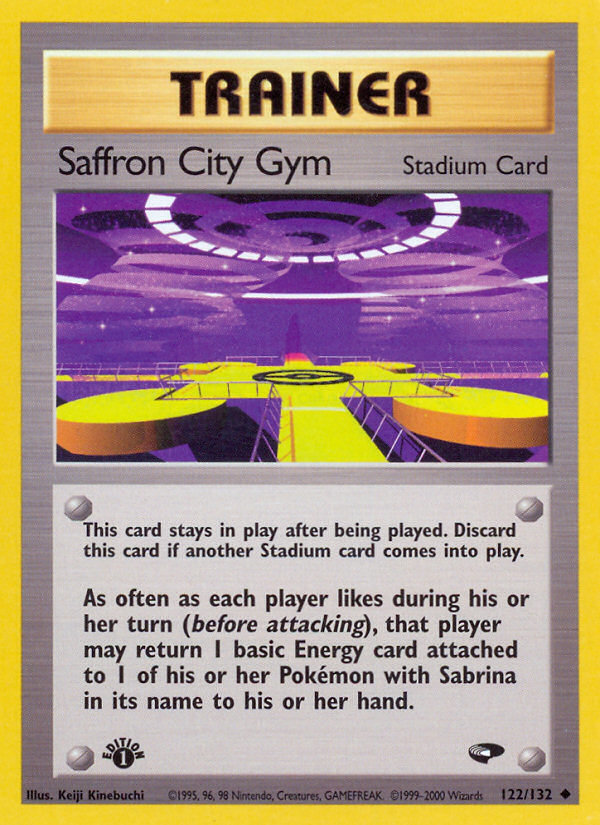 Saffron City Gym - Gym Challenge - #122 (1st Edition)