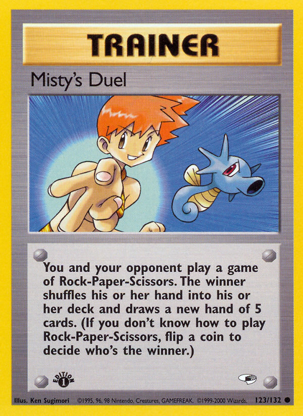 Misty's Duel - Gym Heroes - #123 (1st Edition)