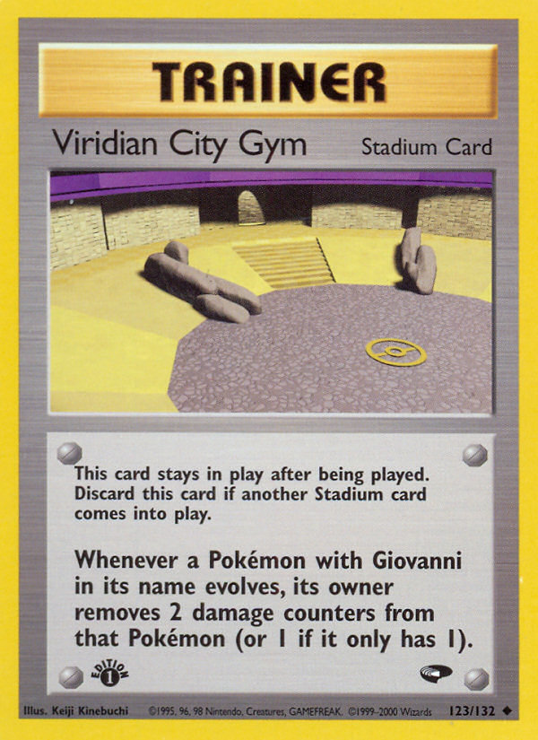 Viridian City Gym - Gym Challenge - #123 (1st Edition)