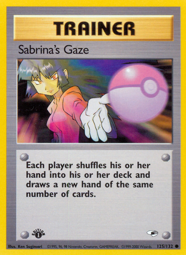 Sabrina's Gaze - Gym Heroes - #125 (1st Edition)