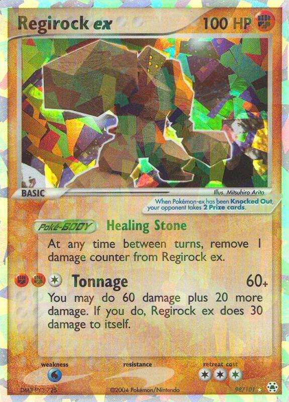 Regirock ex - EX Hidden Legends - #98